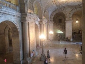 Found Manhattan Central Library, then bought socks at Macy's. It's a heady lifestyle. 