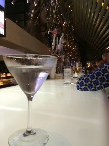 an exploratory trip to the bar. 