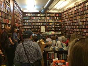 And an evening visit to downtown Manhattan to the Mystery Bookstore for a launch by my ITW pal Jenny Milchman. Great night, great food!