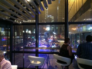Decent view of East 42nd Street, too.